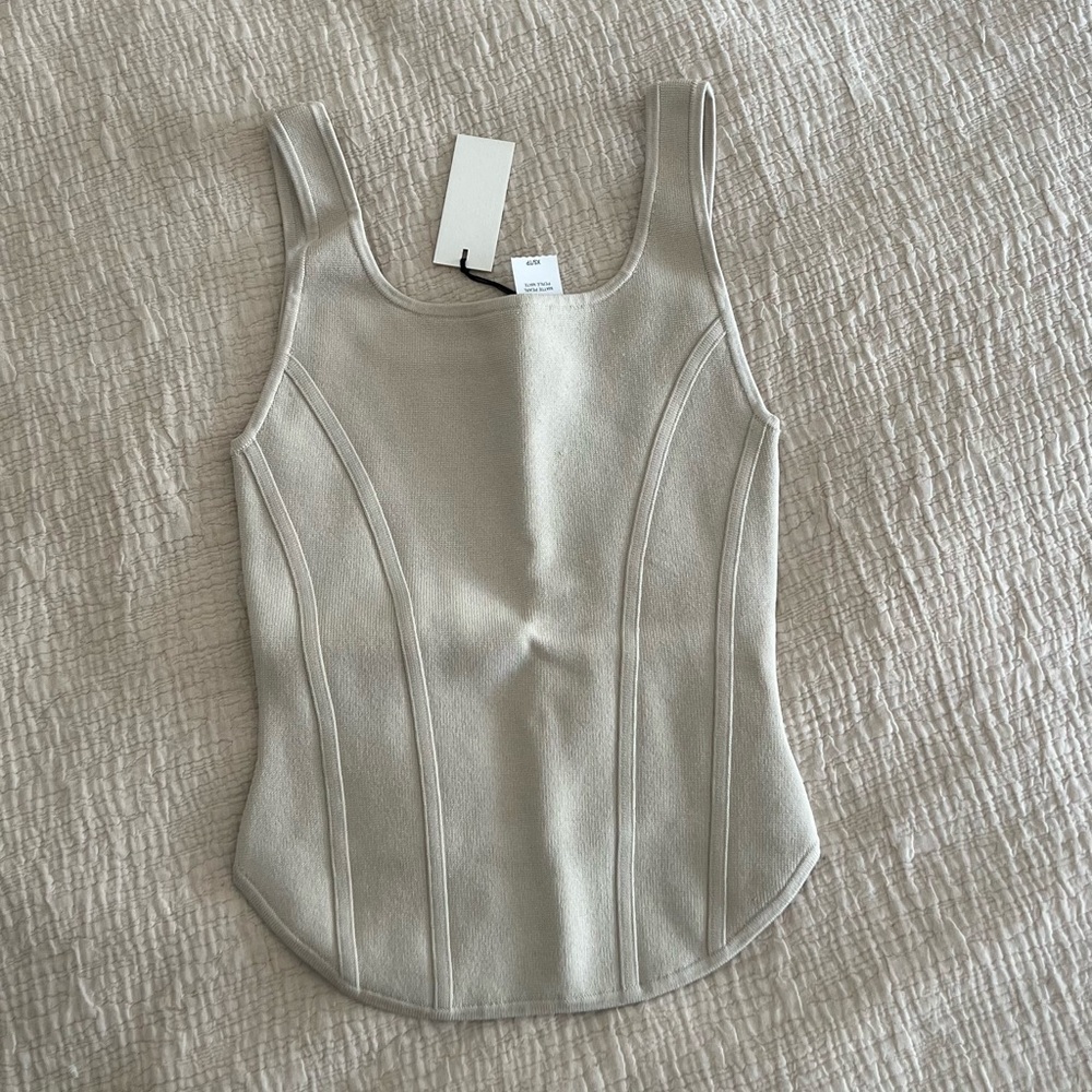 Babaton Sculpt Knit Bustier Tank